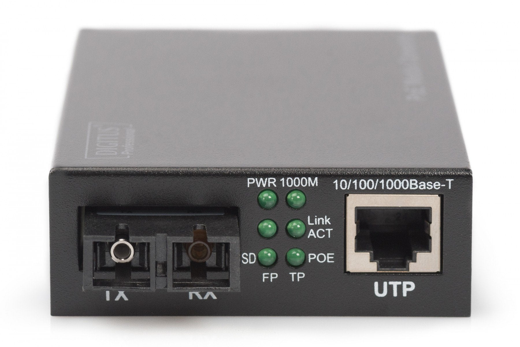 Digitus DN-82160 convertisseur de support réseau 1000 Mbit/s 1310 nm Monomode Noir