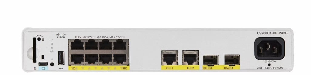 CISCO Catalyst 9000 Compact Switch 8 PORT POE+ 240W ESSENTIALS