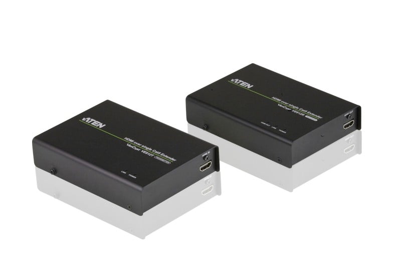 ATEN Extension HDBaseT HDMI (4K@100m) - (HDBaseT Classe A) - 4096 x 2160 pixels - Émetteur et récepteur AV - 100 m - Avec fil - Compatibilité 3D - HDCP