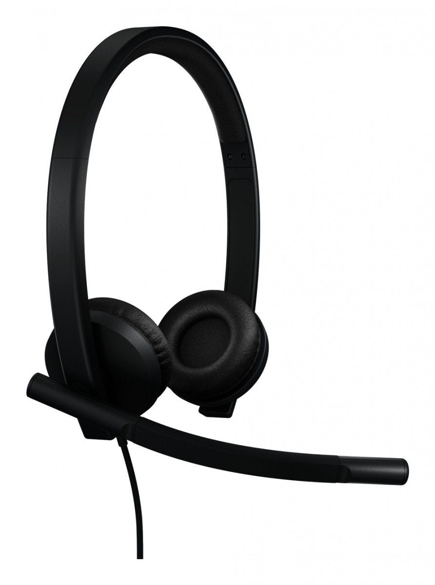 LOGITECH H570e Stereo Teams version Headset Black