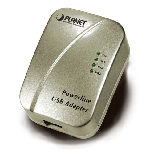 PLANET PL-104U-EU Adaptateur réseau CPL 14 Mbit/s Métallique 1 piece(s)
