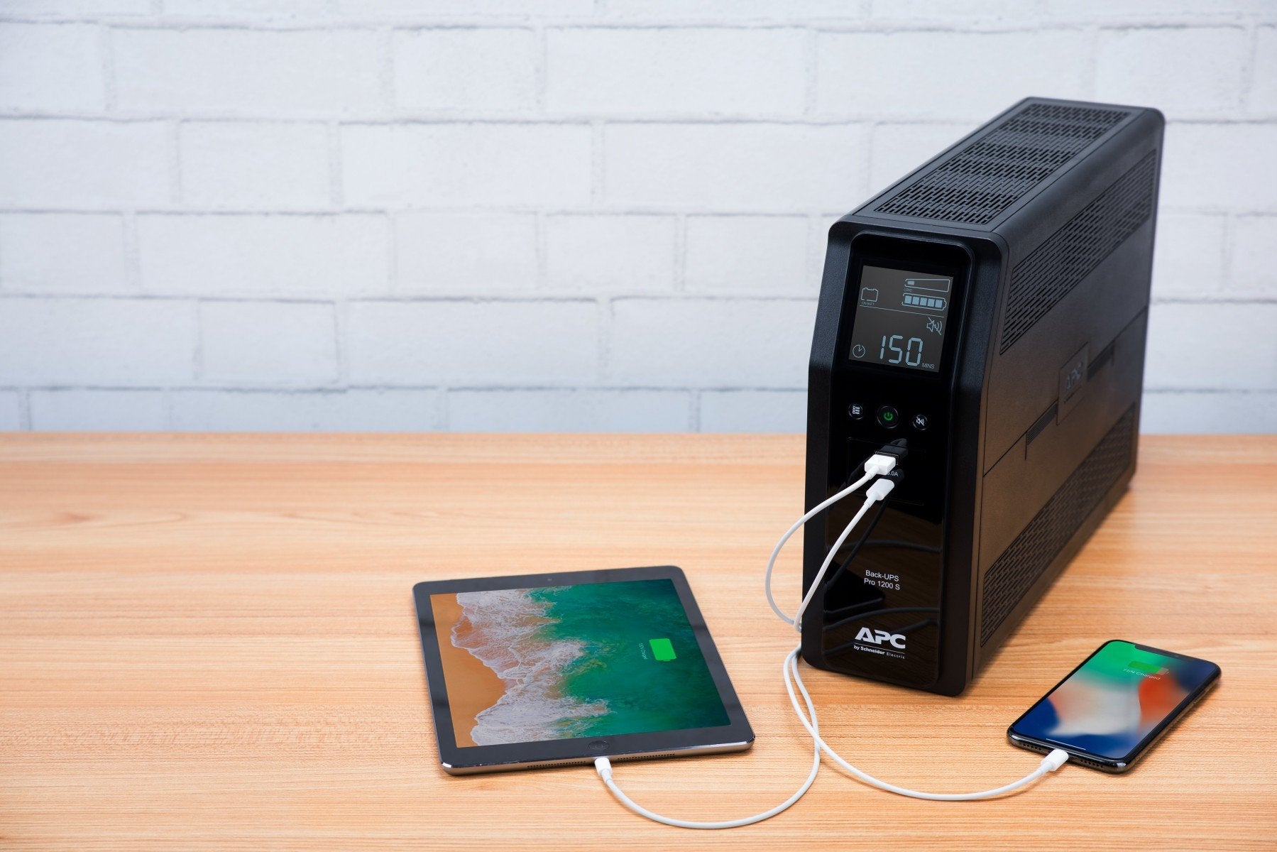 APC Back-UPS Pro BR1200SI UPS AC 220-240V 720Watt 1200VA USB output connectors 8 Black