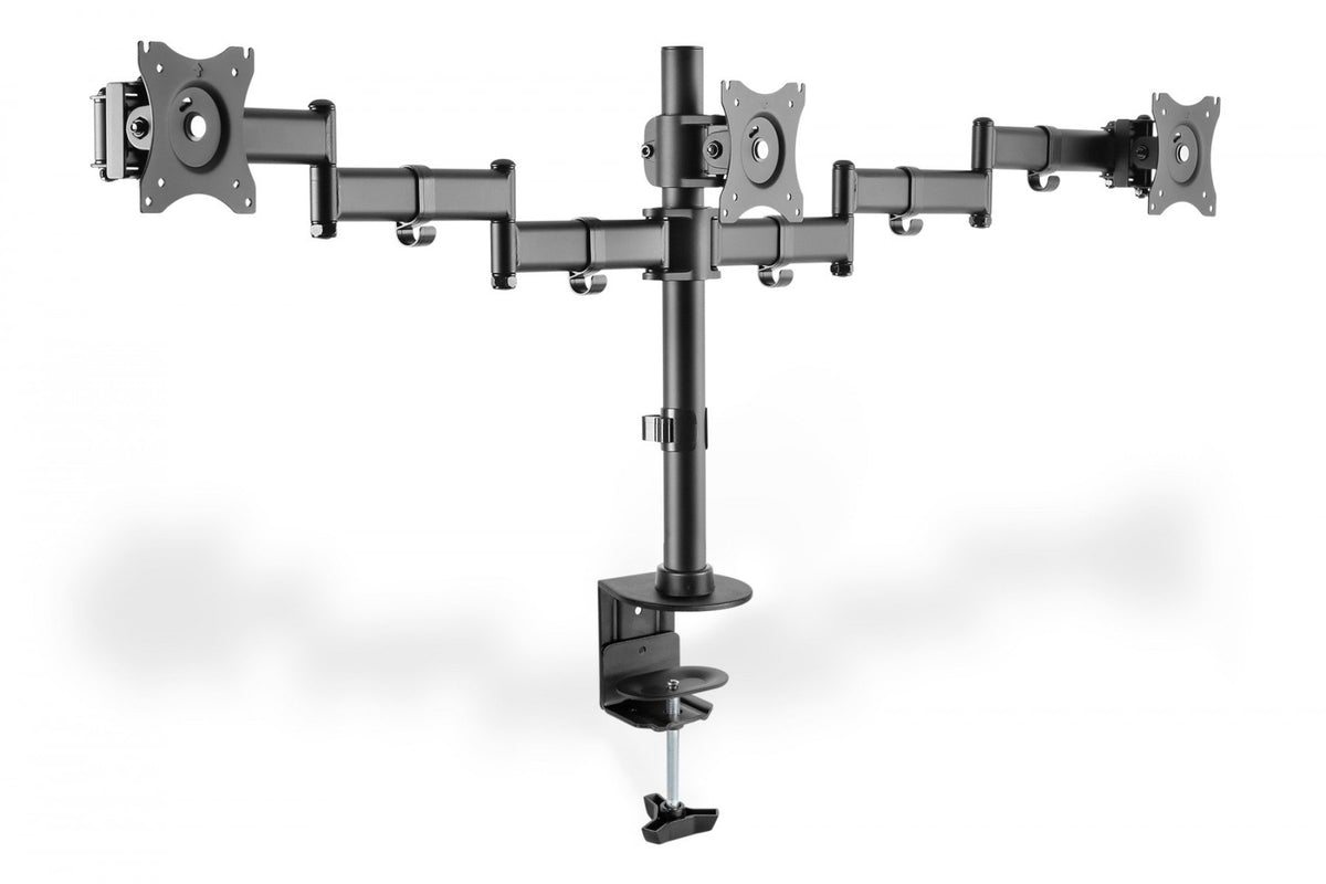 Digitus Support triple écran avec pince de fixation