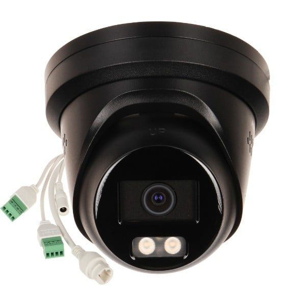 Hikvision DS-2CD2347G3-LIS2UY/SL(2.8mm)/BLACK 4MP Smart Hybrid Light Fixed Turret Network Camera 2.8mm