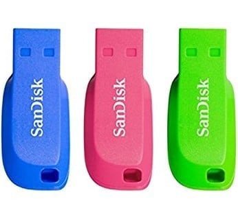 Cruzer Blade USB Flash Drive 3pack 16GB
