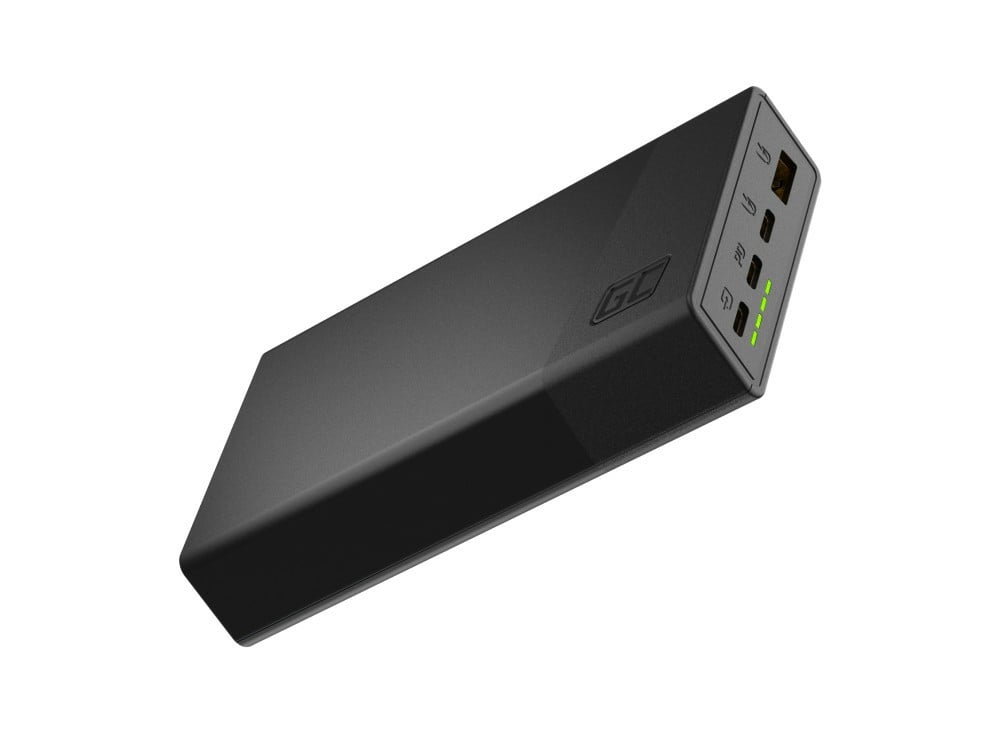 Green Cell PBGC03S banque d'alimentation électrique Lithium Polymere (LiPo) 20000 mAh Noir