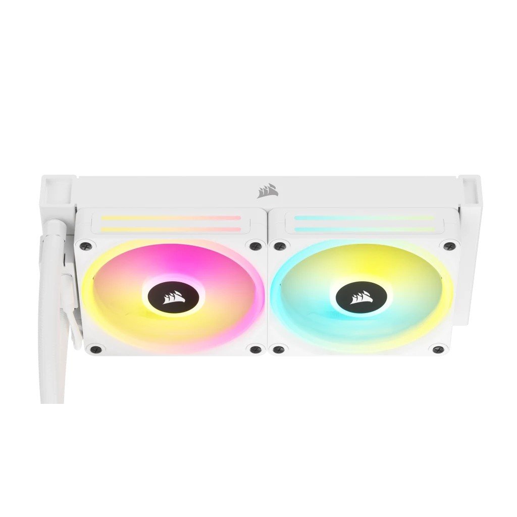 Corsair H100I Processeur Refroidisseur hybride 12 cm Blanc