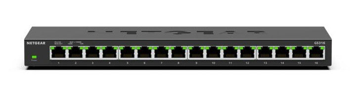 NETGEAR 16PT GE UNMANAGED SWITCH SOHO GS316