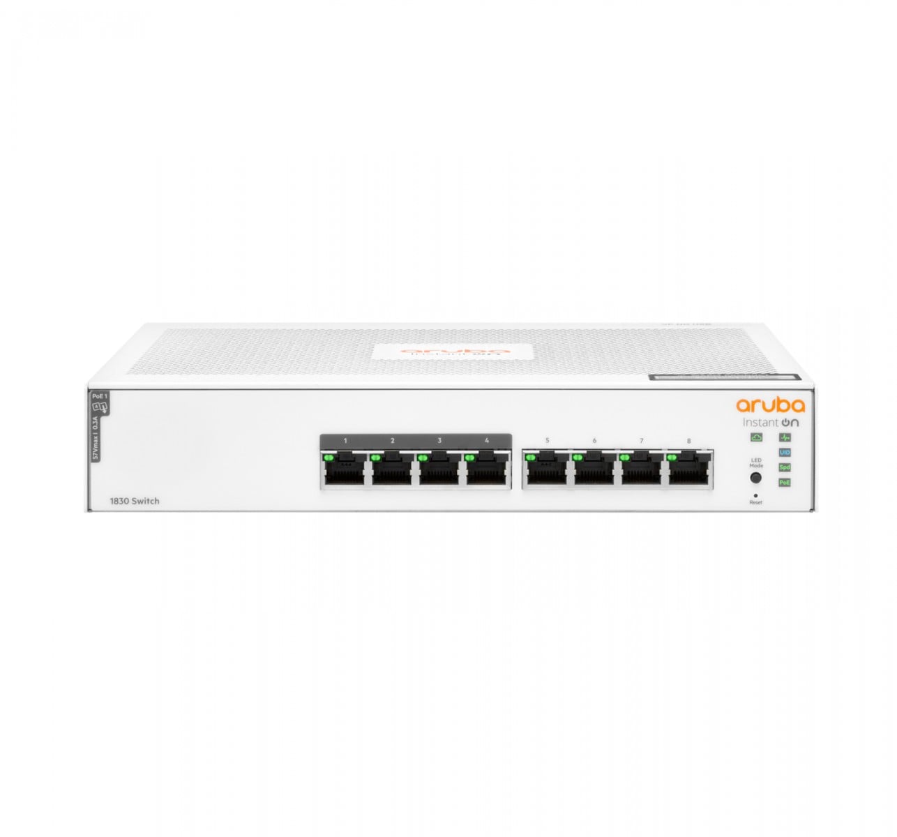 HPE Networking Instant On 1830 8G 4p Class4 PoE 65W Switch Commutateur intelligent 4 x 10/100/1000 + 4 x 10/100/1000 PoE+