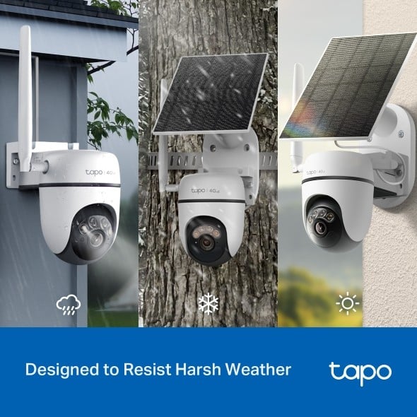 TP-LINK Solar-Powered Pan/Tilt 4G LTE Security Camera Kit