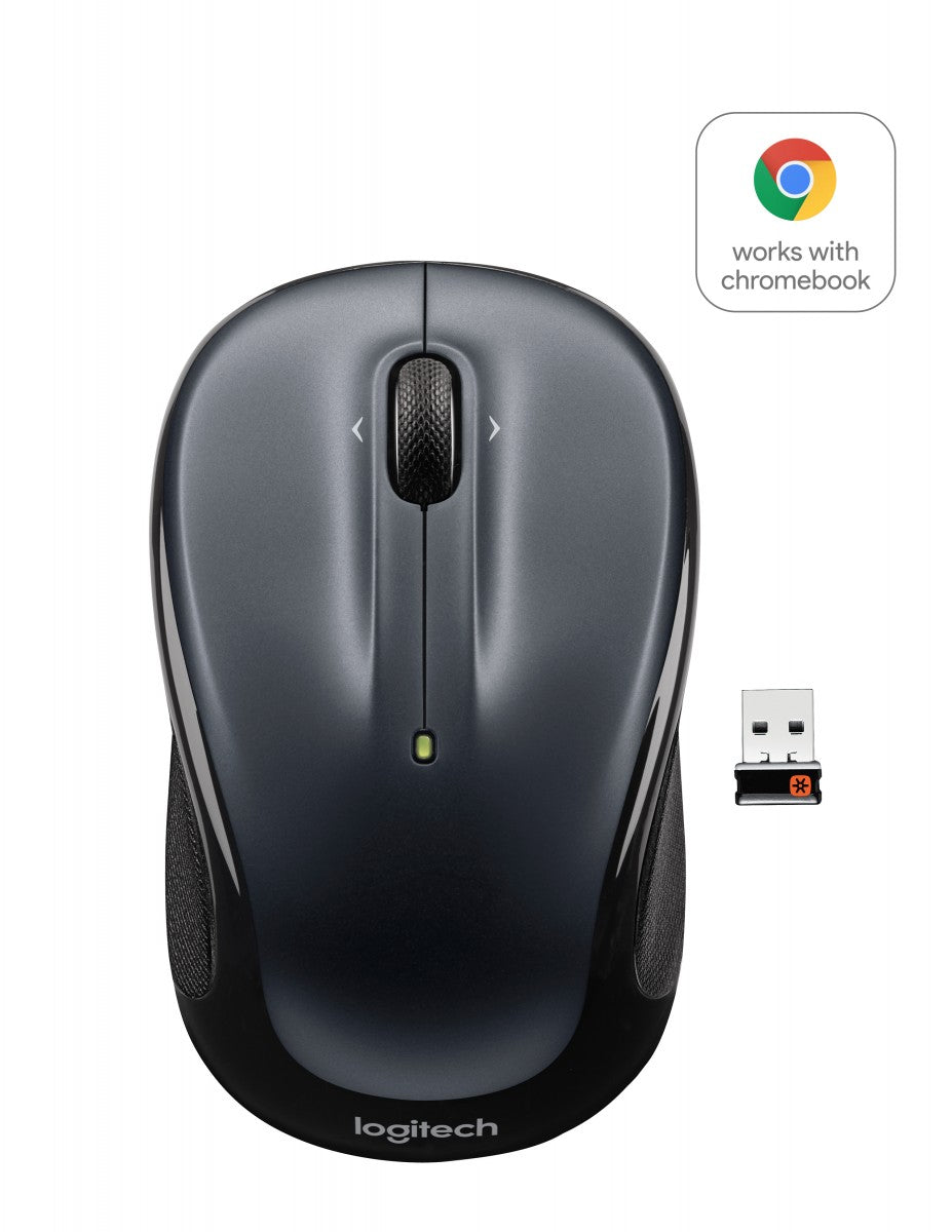 Logitech LGT-M325B - Ambidextre - Optique - RF sans fil - 1000 DPI - Noir