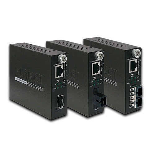 PLANET GST-806A60 convertisseur de support réseau 2000 Mbit/s 1310 nm Noir