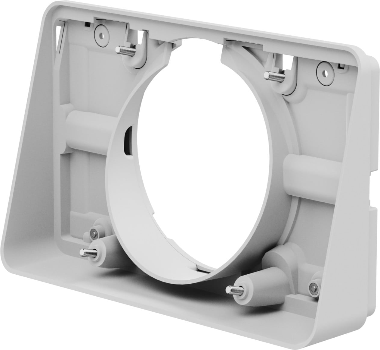 LOGITECH Mounting kit angle plinth reversible interface 14 viewing angle for meeting room scheduling system off-white