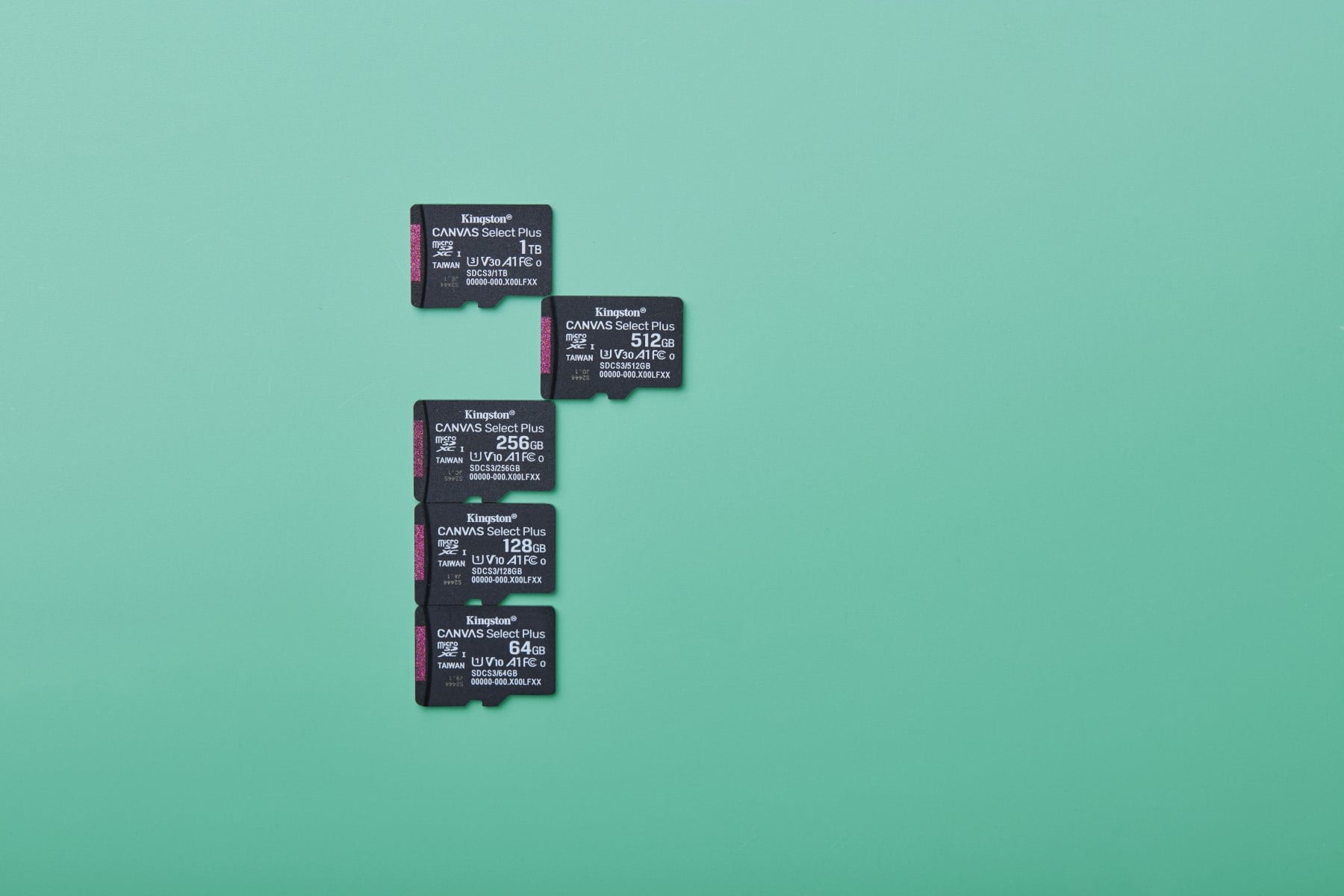 KINGSTON Canvas Select Plus Carte mémoire microSDXC 64Go Gen3 100MB/s A1 Adaptateur SD Inclus