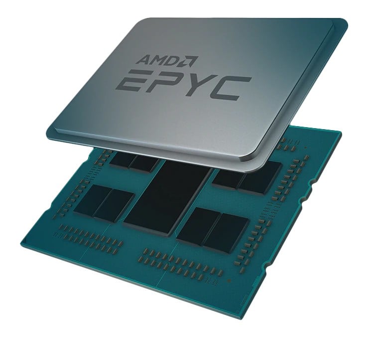 AMD EPYC 7F32 3.9GHz 128Mo 8Core SP3 180W TRAY
