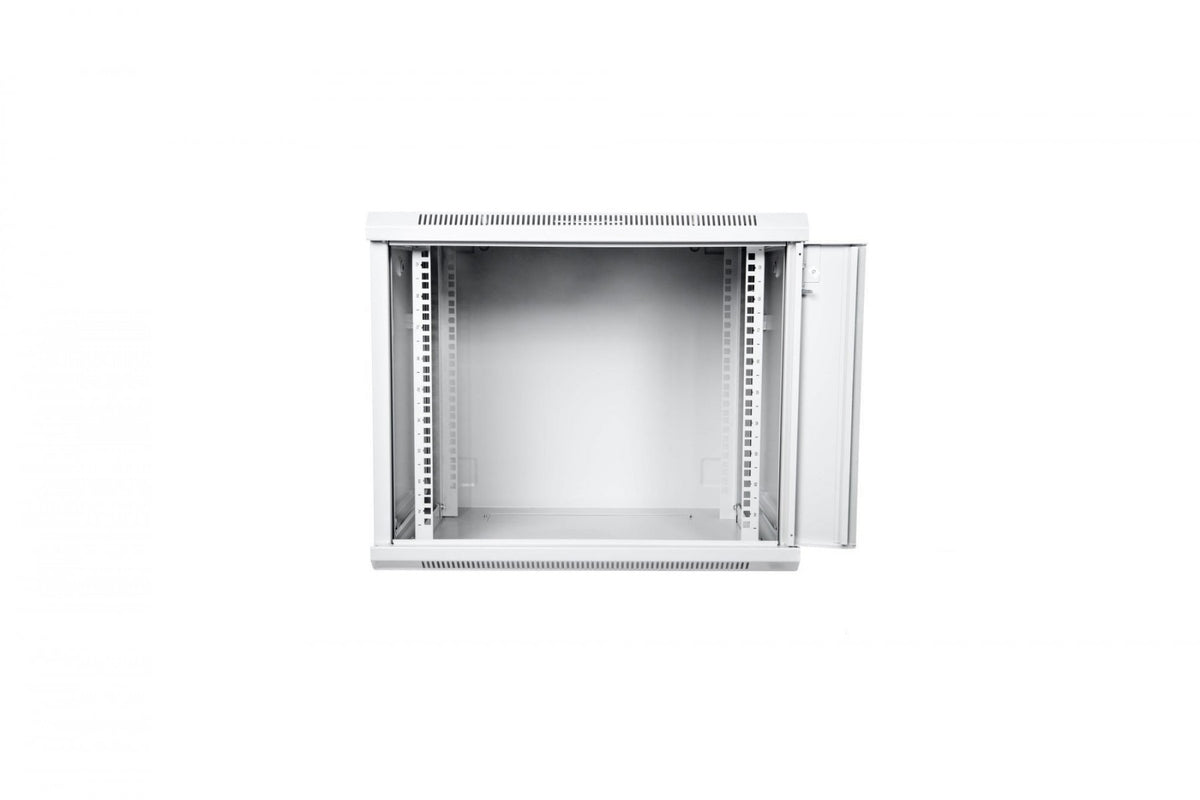 Digitus DN-W19 12U/600/MD étagere Rack monté sur le mur Gris clair