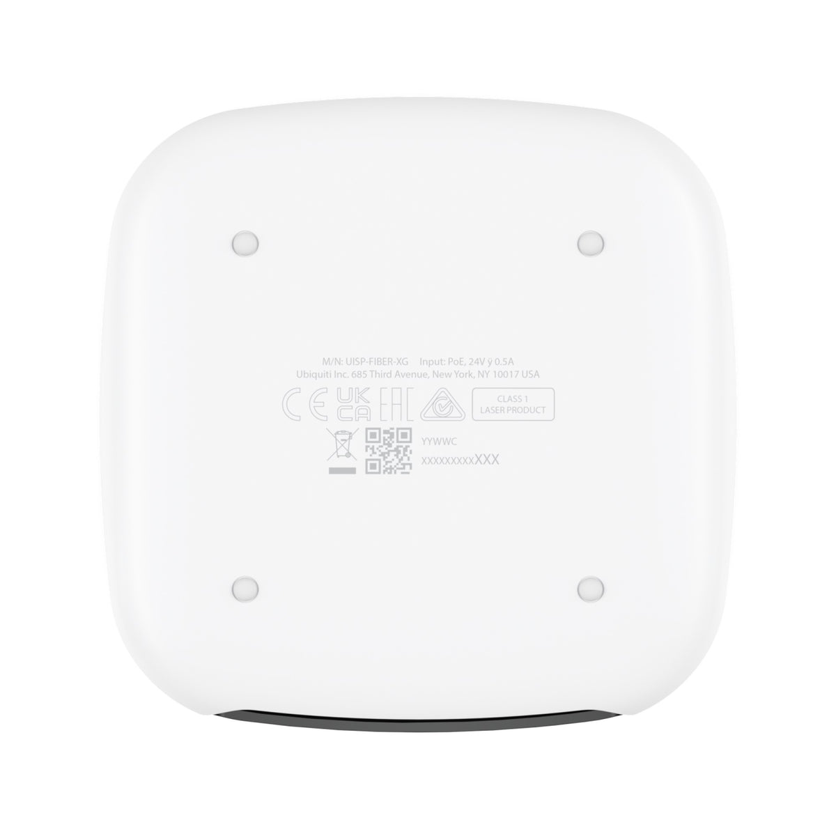 Ubiquiti UISP-FIBER-XG Terminal optique de réseau 10Gbps XG-PON avec un LAN RJ45 2.5GbE