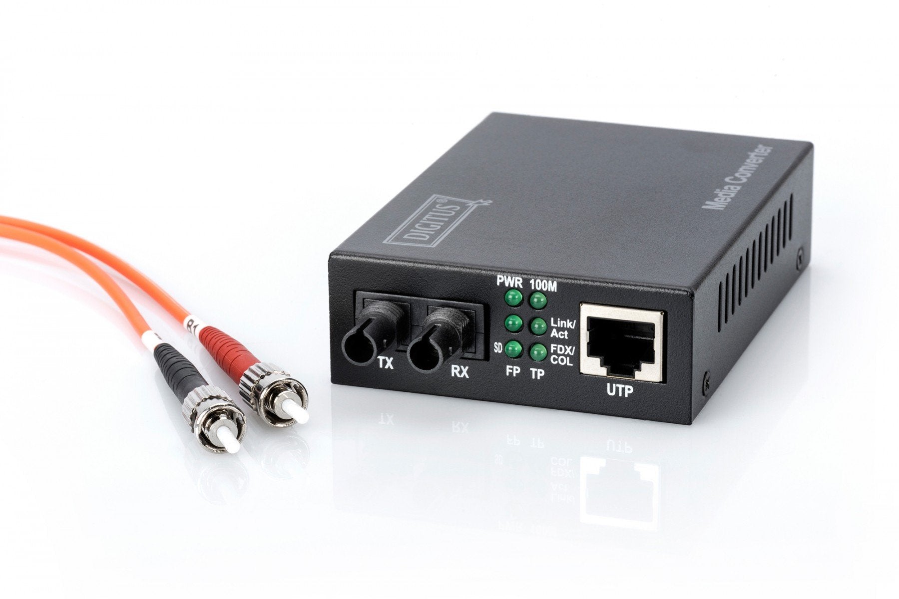 Digitus DN-82010-1 convertisseur de support réseau Interne 1310 nm Multimode Noir
