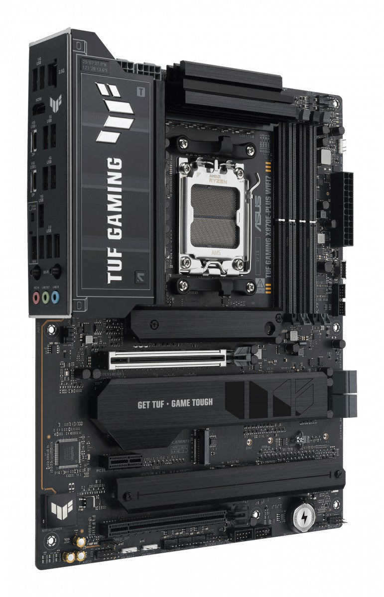 ASUS TUF GAMING X870E-PLUS WIFI7 AMD AM5 ATX motherboard 4xDDR5 PCIe 5.0 x16 4xM.2 1xHDMI 2xSATA