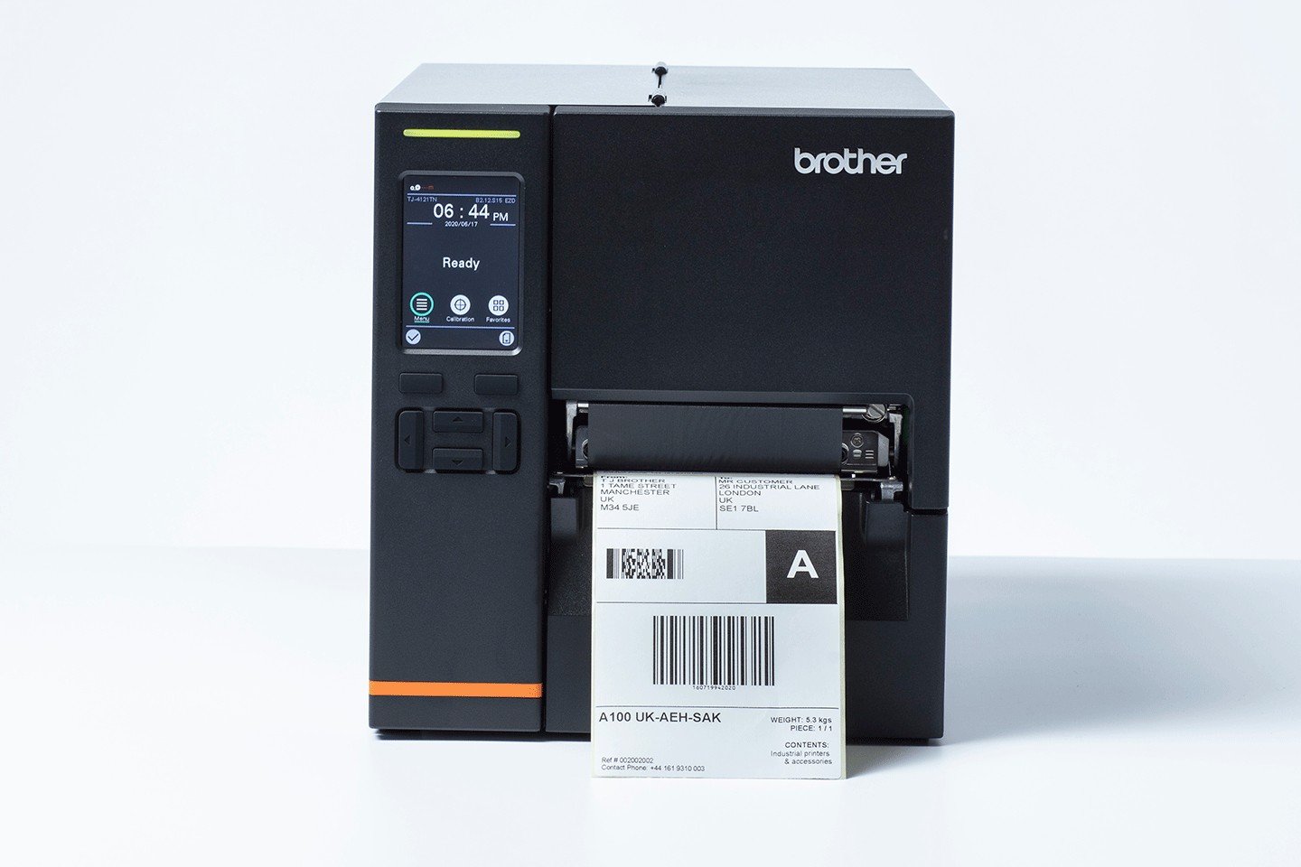 BROTHER Titan Industrial Printer TJ-4121TN Label printer direct thermal 12cm 300dpi 178mm/sec USB 2.0 LAN serial USB host