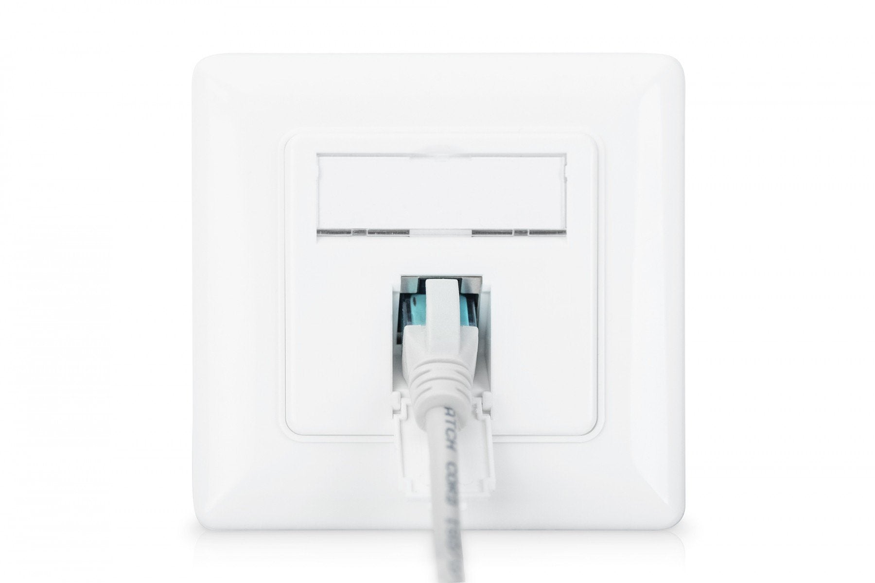 Digitus DN-9010/8-1 prise de courant RJ-45 Blanc