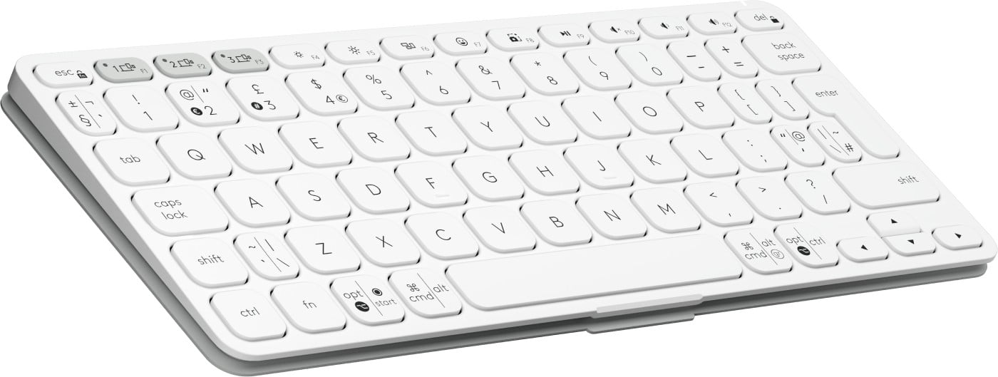Logitech 920-012985 Keys-To-Go 2 Clavier Gris Clair