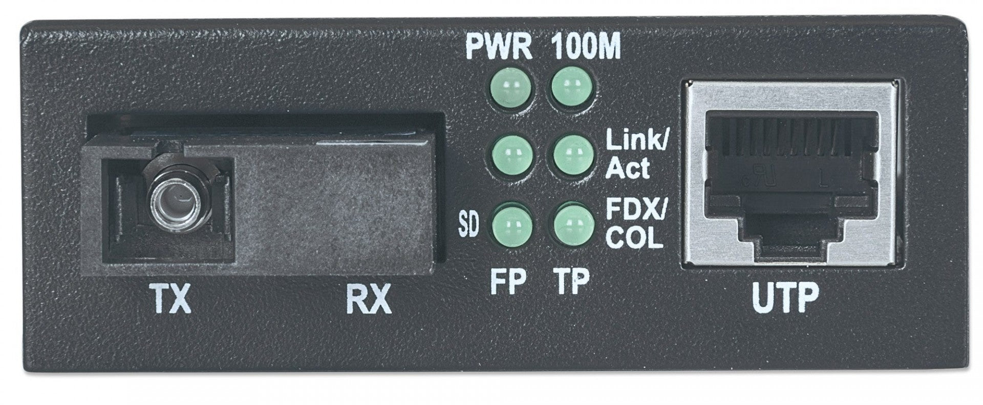 Intellinet 510547 convertisseur de support réseau 100 Mbit/s Monomode Noir
