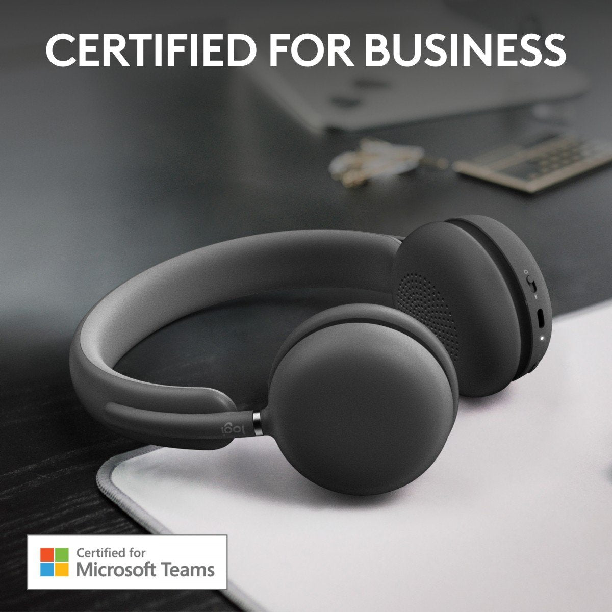 LOGITECH HEADSET - Zone Wireless 2 UC - GRAPHITE TEAMS - 2.4GHZ/BT - EMEA-914 - A00174 A00172 NO STAND