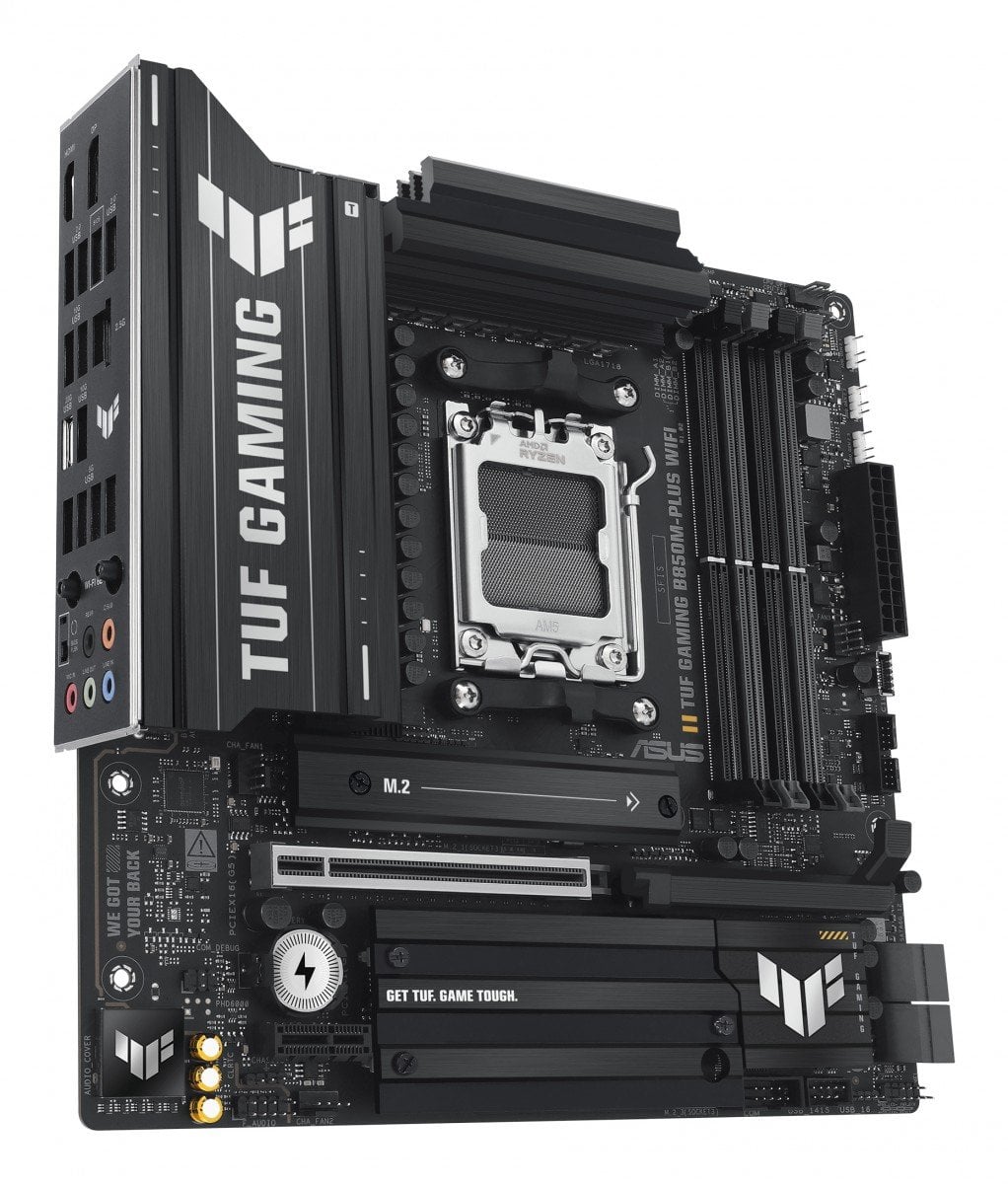 ASUS TUF GAMING B850M-PLUS WIFI AM5 DDR5 micro ATX MB 1xHDMI 1xDP 3xM.2 4xSATA