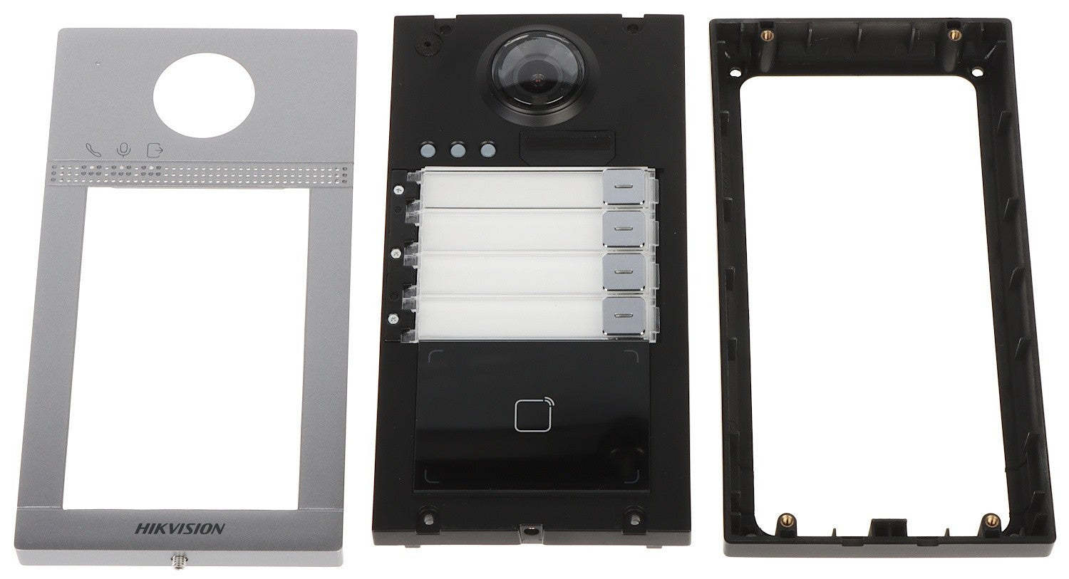 Hikvision DS-KV8413-WME1(C) Station de porte en métal pour villa a 4 boutons