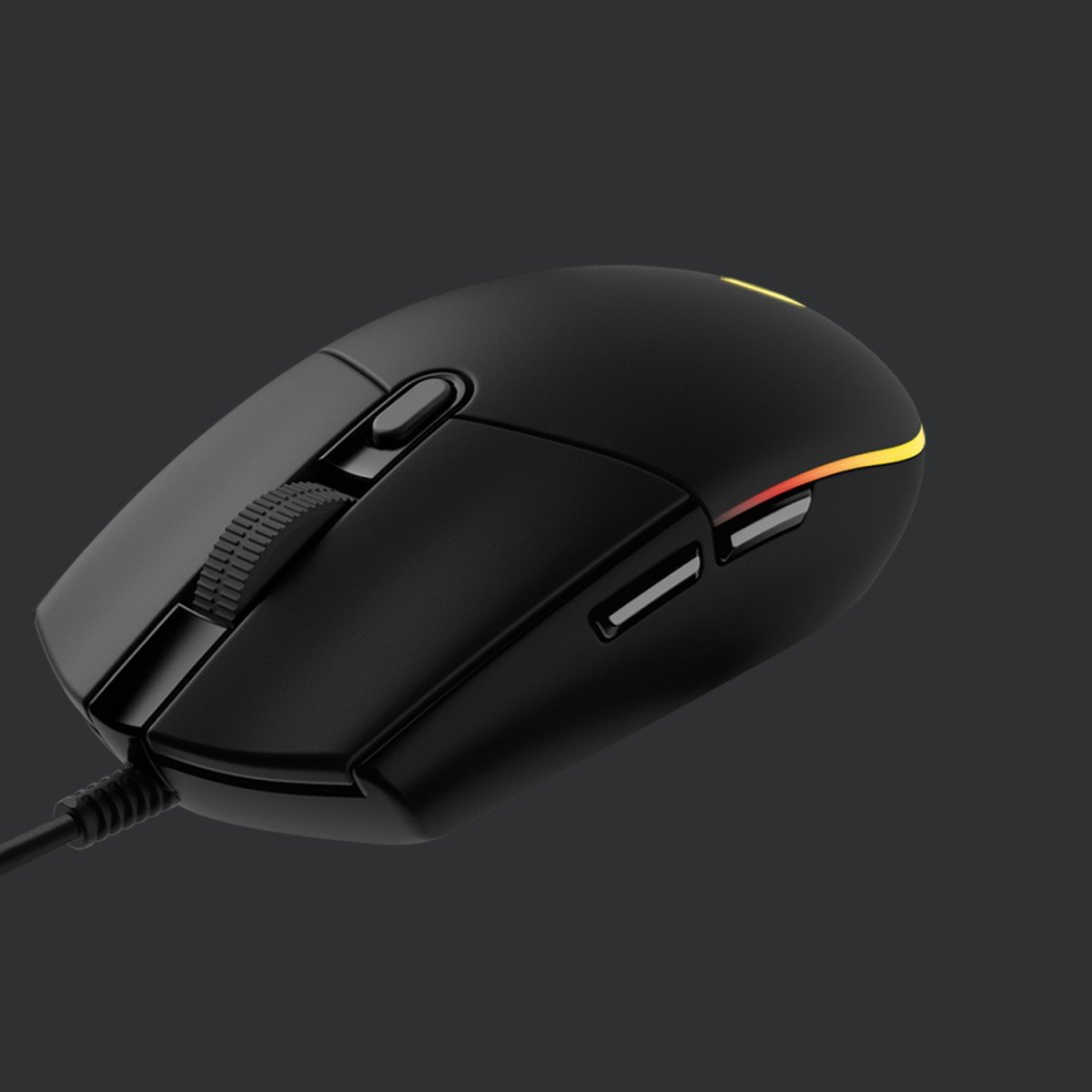 LOGITECH Gaming Mouse G203 LIGHTSYNC Mouse optical 6 buttons wired USB black