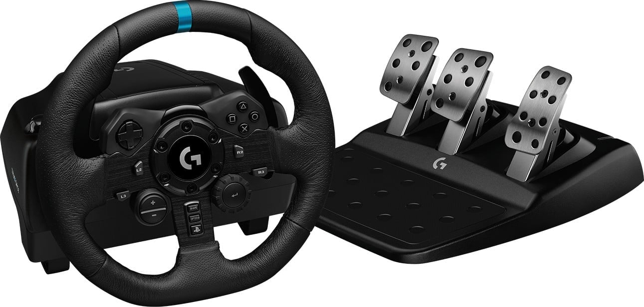LOGITECH G923 Racing Wheel and Pedals for PS4 and PC - N/A - PLUGG - EMEA