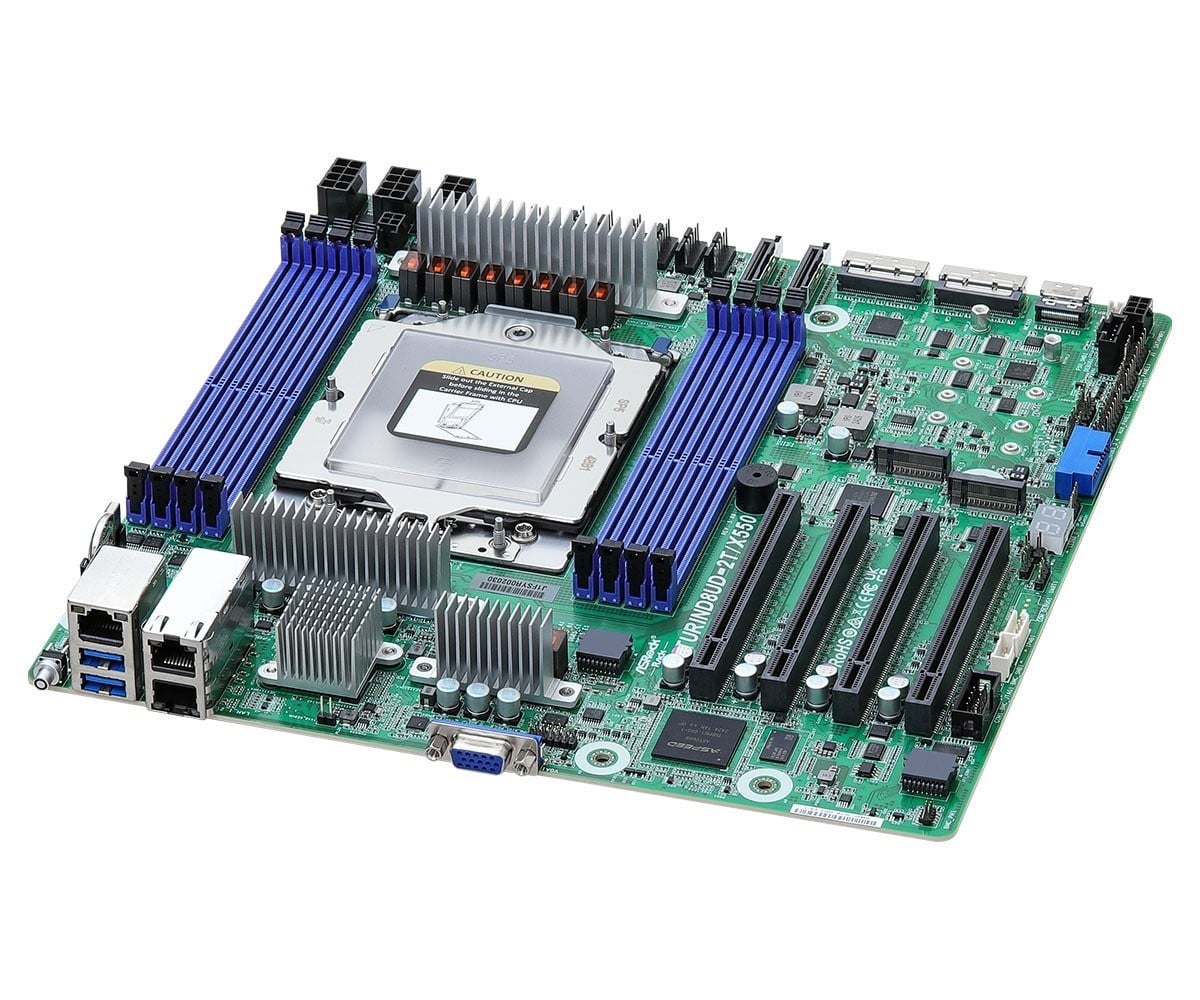ASRock TURIND8UD-2T/X550, 1xSKT SP5, AMD EPYC 9005, SoC, SATA, NVMe, 2xM.2, 2x10GbE, IPMI