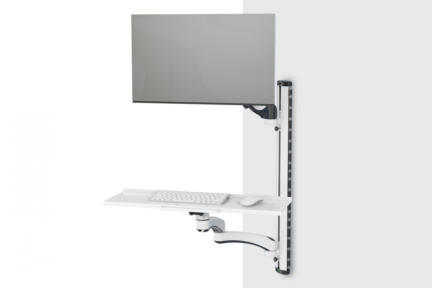 "Digitus DA-90451 support et équerre de station de travail/PC tout en un 8 kg Noir, Blanc 81,3 cm (32"")"