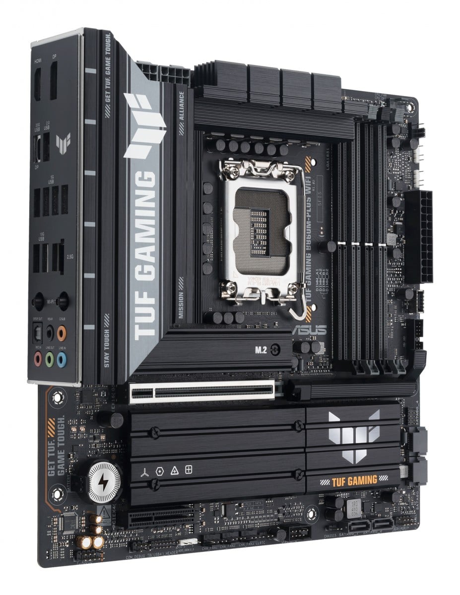 ASUS TUF GAMING B860M-PLUS WIFI LGA1851 DDR5 micro ATX MB DDR5 1xHDMI 1xDP 3xM.2 4xSATA
