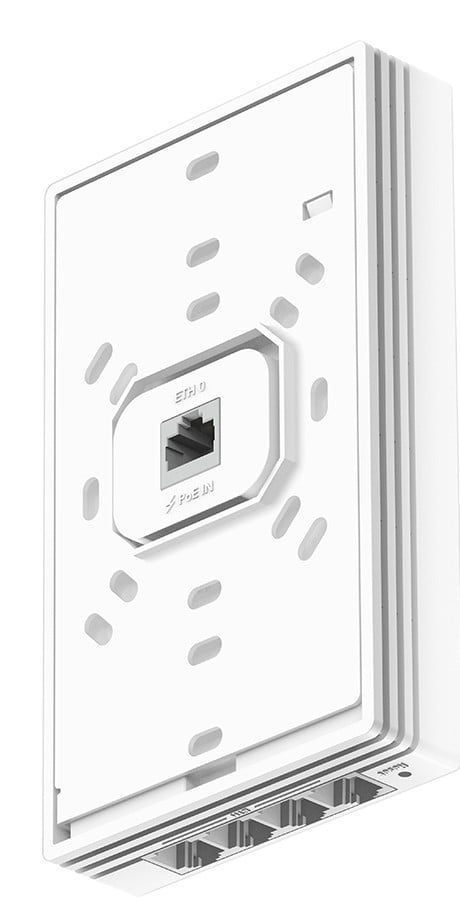 Cudy AX3000 Gigabit Wall-Plate Wi-Fi 6 Access 2976 Mbit/s Blanc Connexion Ethernet, supportant l'alimentation via ce port (PoE)