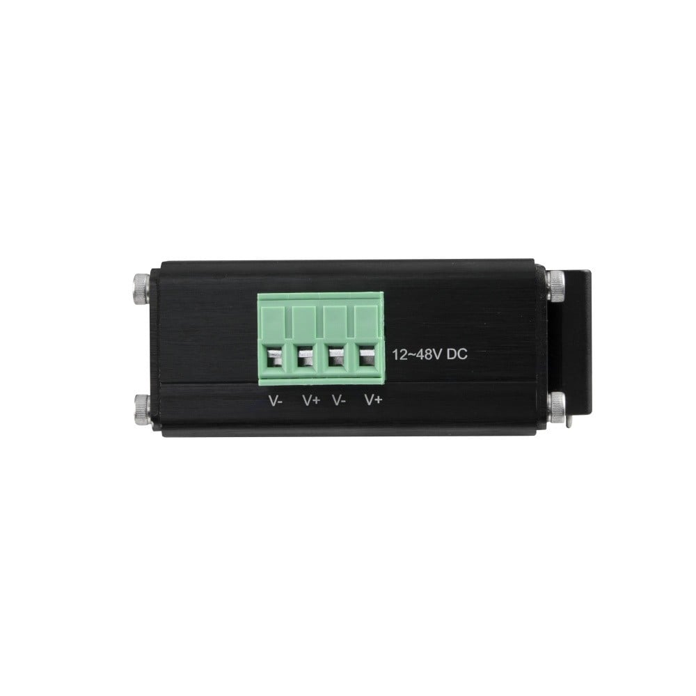 BCS BCS-ISP04G01G Commutateur PoE industriel a 4 ports pour rail DIN 120W