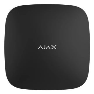 Ajax Systems 38238.40.BL1 Hub 2 Jeweller (2G) - panneau de contrôle d'alarme avec vérification photographique des alarmes (2xSIM, Ethernet) - noir