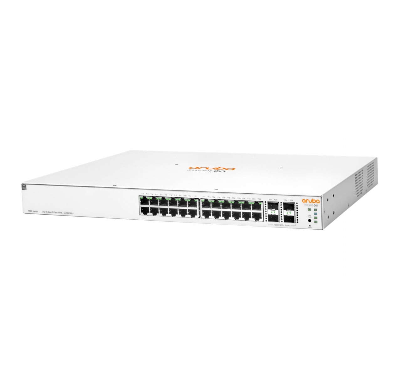 HPE Networking Instant On 1930 24G Class4 PoE 4SFP/SFP+ 370W Switch Commutateur C3 Géré 24 x 10/100/1000 PoE