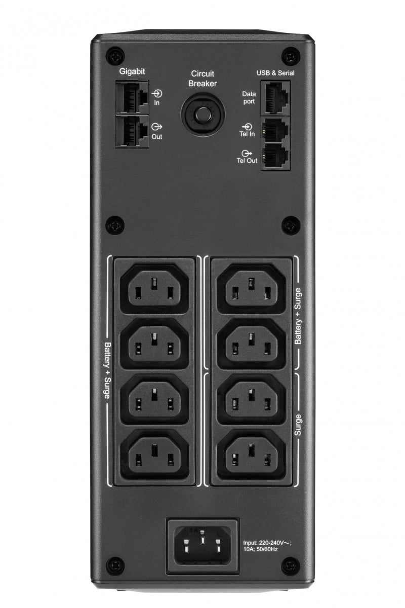 APC Back-UPS Pro BR1300MI UPS AC 230V 780Watt 1300VA USB output connectors 8 Black