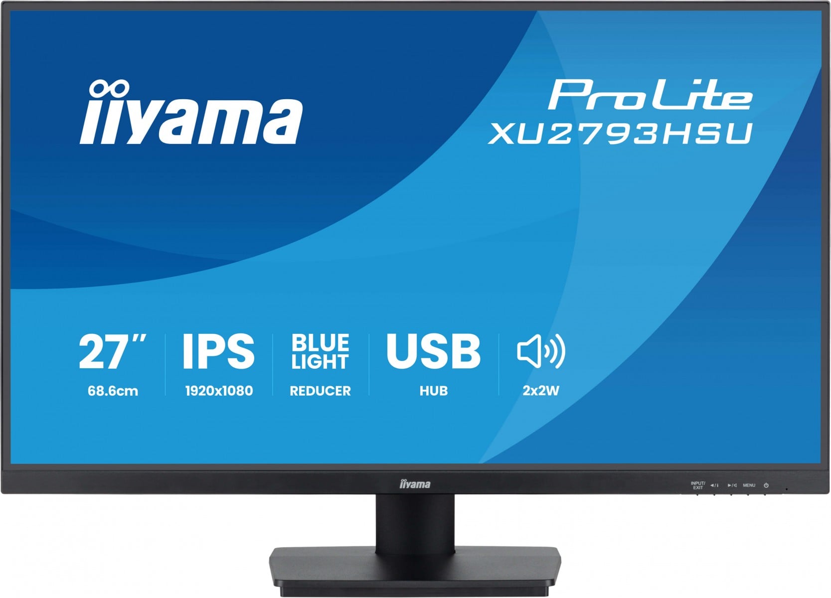 iiyama XU2793HSU-B7 27 pouces IPS 1920x1080 300cd/m2 1ms HDMI DP USB