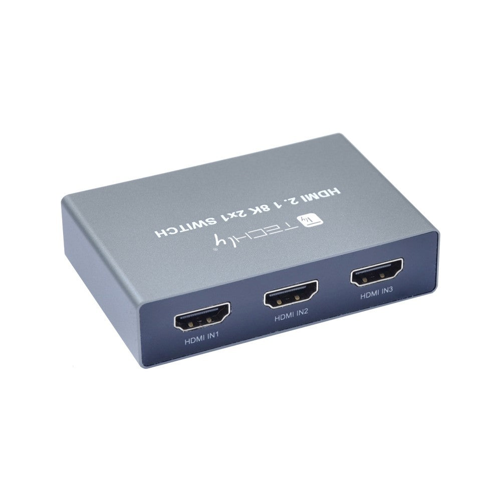 Techly IDATA HDMI-2138KT Commutateur HDMI 2.1 3x1 8K60Hz avec télécommande
