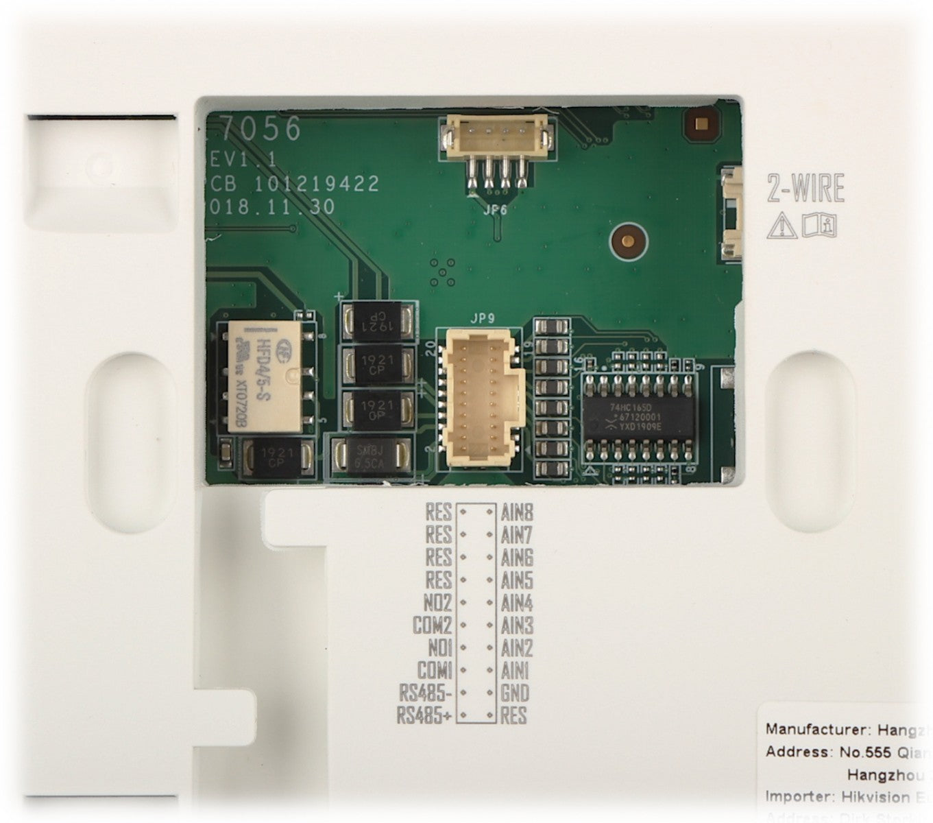 Hikvision DS-KH6320-WTE2-W Stations intérieures a deux fils