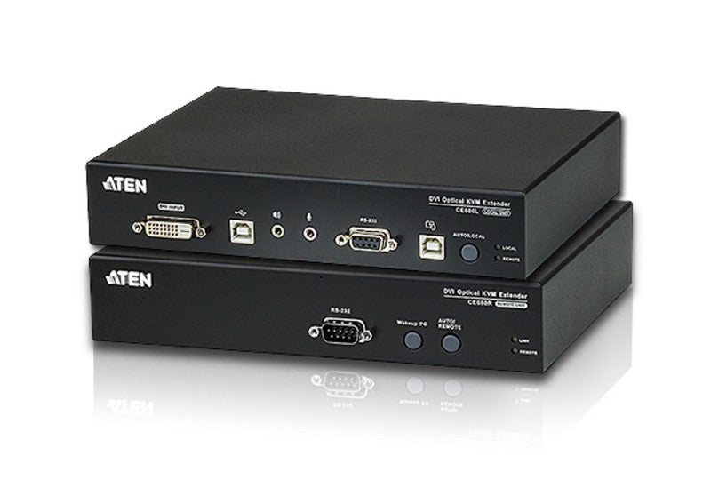 Aten CE680 extendeur DVI-D/USB sur 1 fibre monomode LC 600m