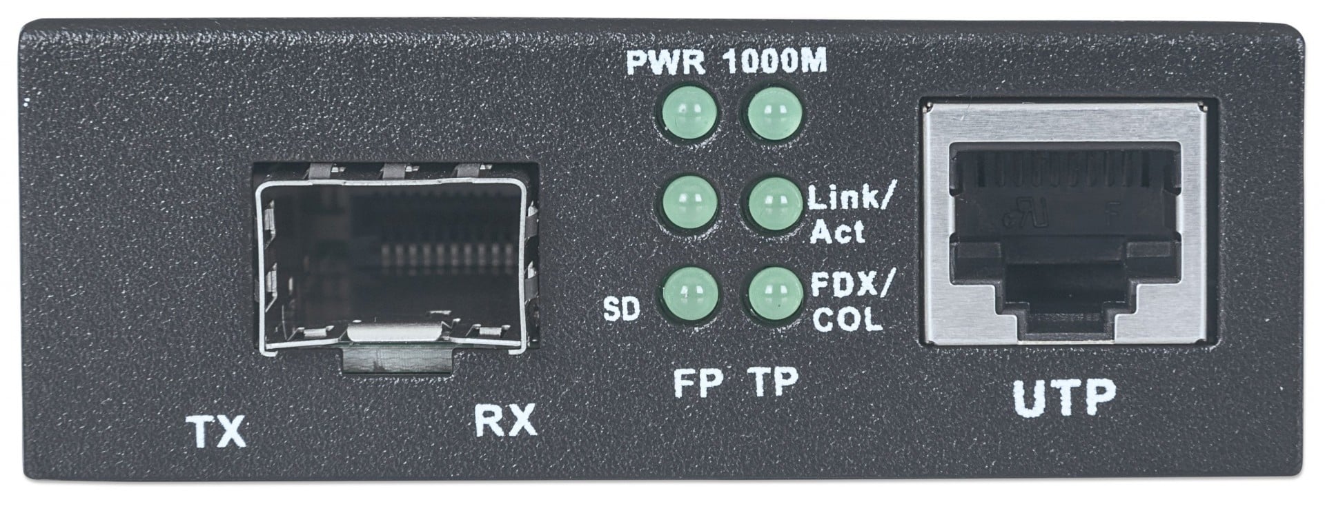 Intellinet 510493 convertisseur de support réseau 1000 Mbit/s Noir