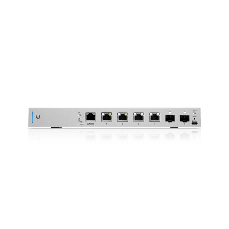 Ubiquiti Networks UniFi US-XG-6POE commutateur réseau Géré 10G Ethernet (100/1000/10000) Connexion Ethernet, supportant l'alimentation via ce port (PoE) 1U Gris