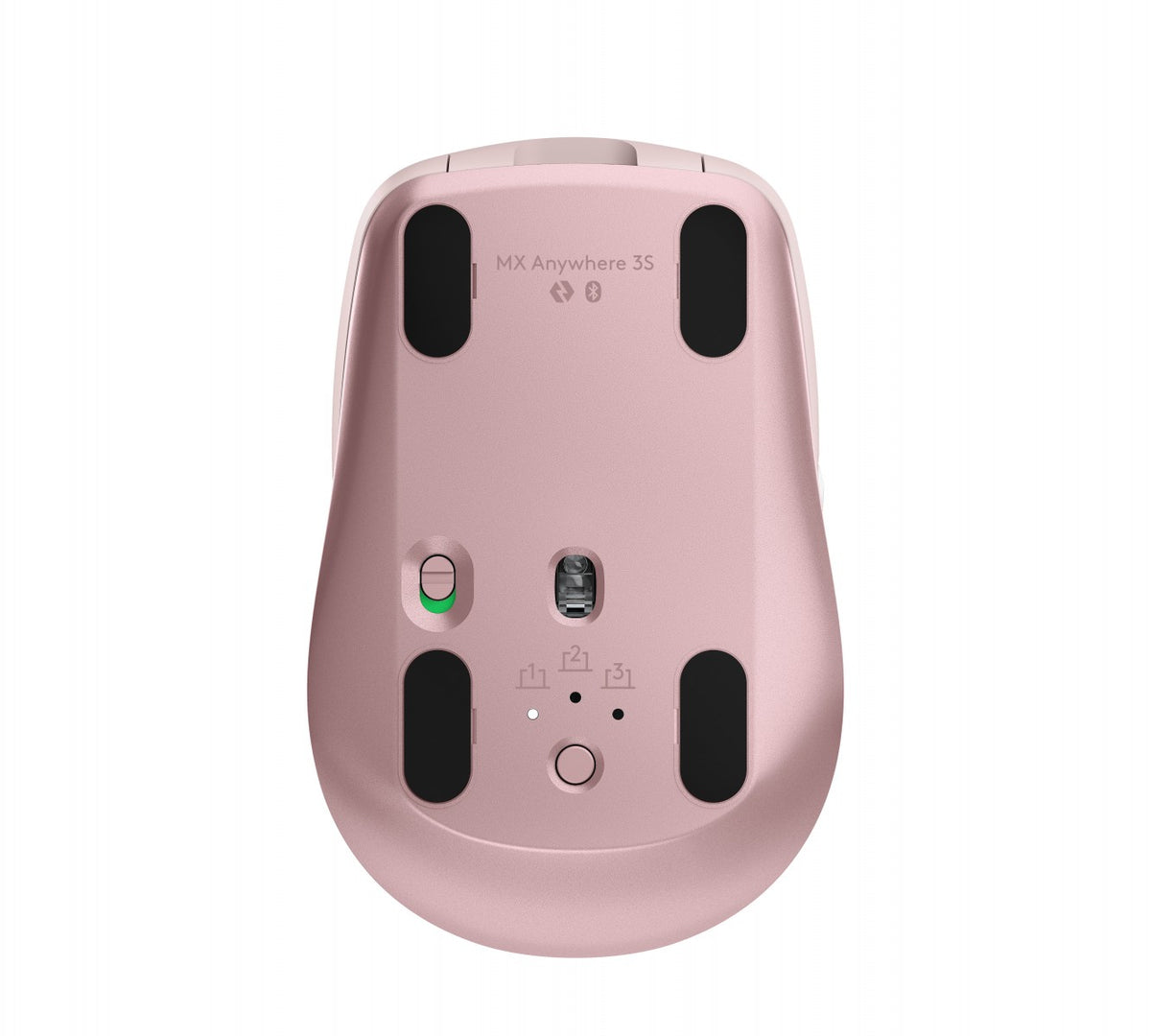 LOGITECH MX Anywhere 3S Mouse optical 6 buttons wireless Bluetooth rose
