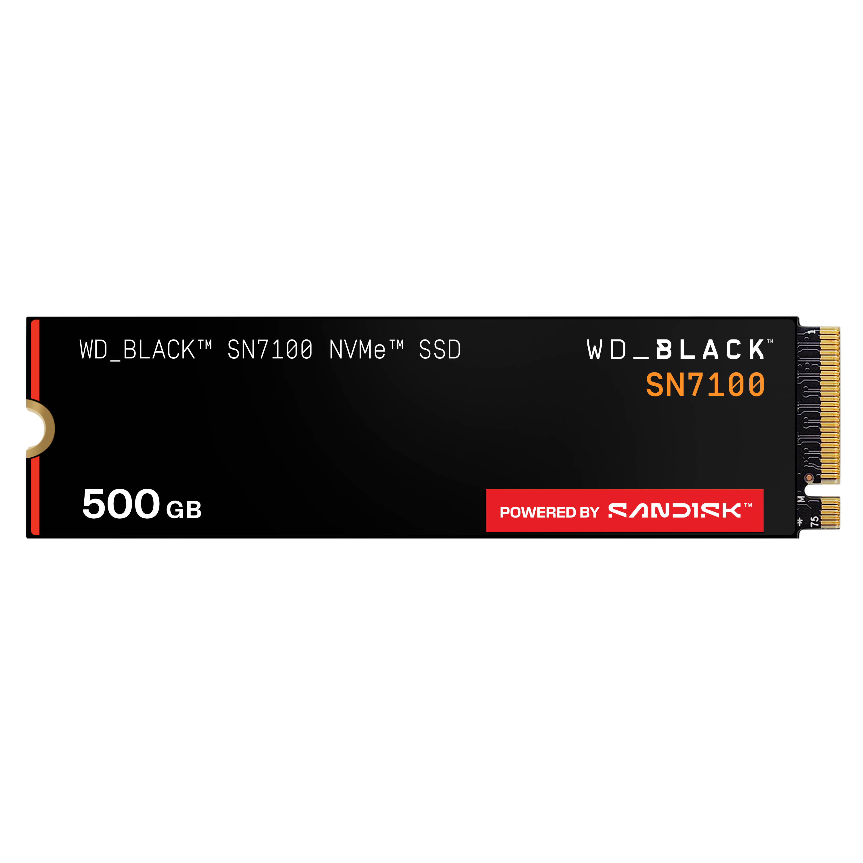 WD Black SN7100 NVMe SSD 500Go M.2 2280 POWERED BY SANDISK