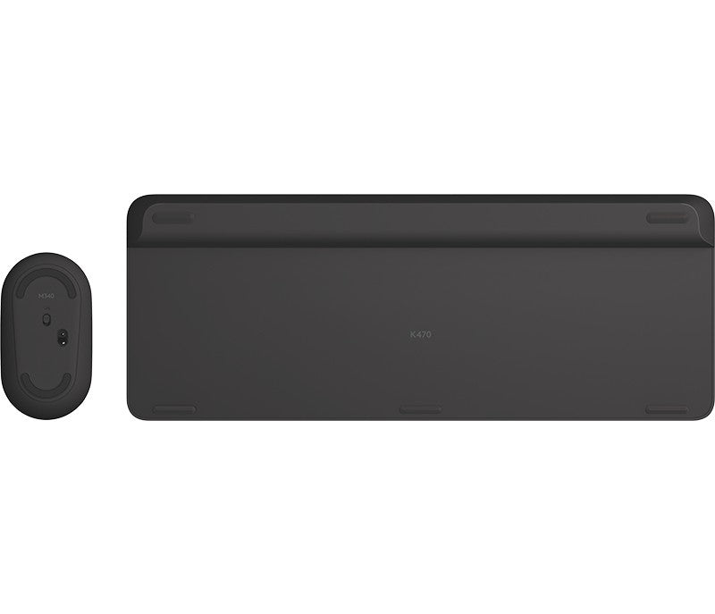 Logitech Slim MK470 clavier Souris incluse Universel RF sans fil QWERTZ Allemand Graphite
