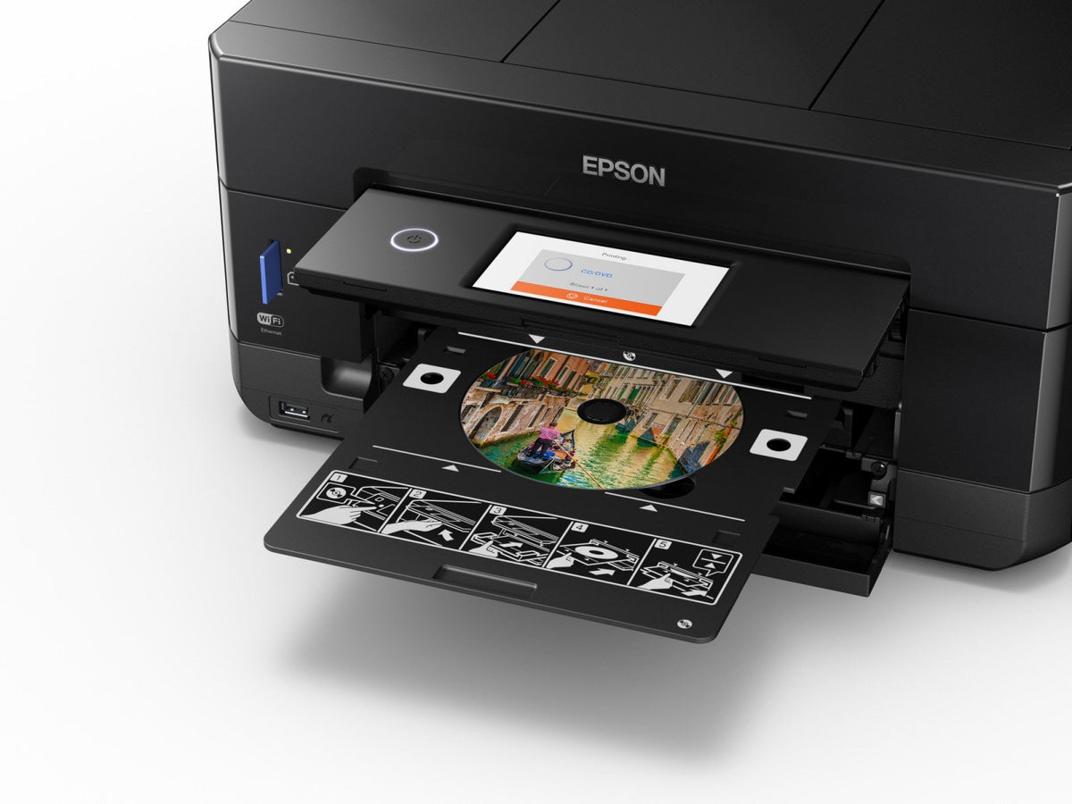 EPSON Expression Premium XP-7100 Small-in-One MFP colour ink-jet A4 11ppm copy 15.8ppm print USB 2.0 Gigabit LAN Wi-Fi black